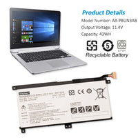 ¿Cómo encontrar el número de modelo de la batería de la computadora portátil Samsung?