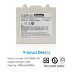 022-000091-00-2600mAh