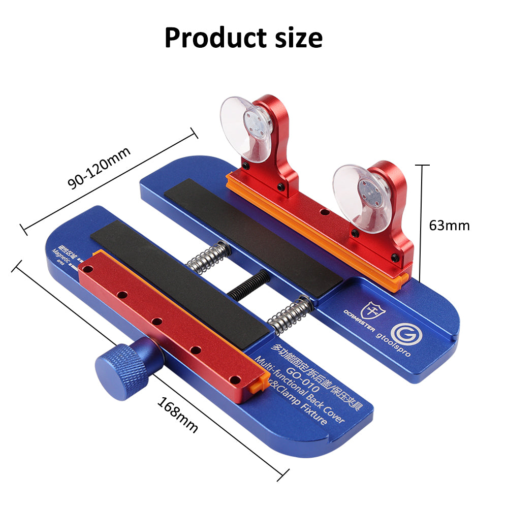 Three-in-one multifunctional suitable for Apple mobile phone repair stand screen side clamp