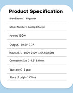 19.5V-7.7A-4.5X3.0mm-150W-Laptop-Charger