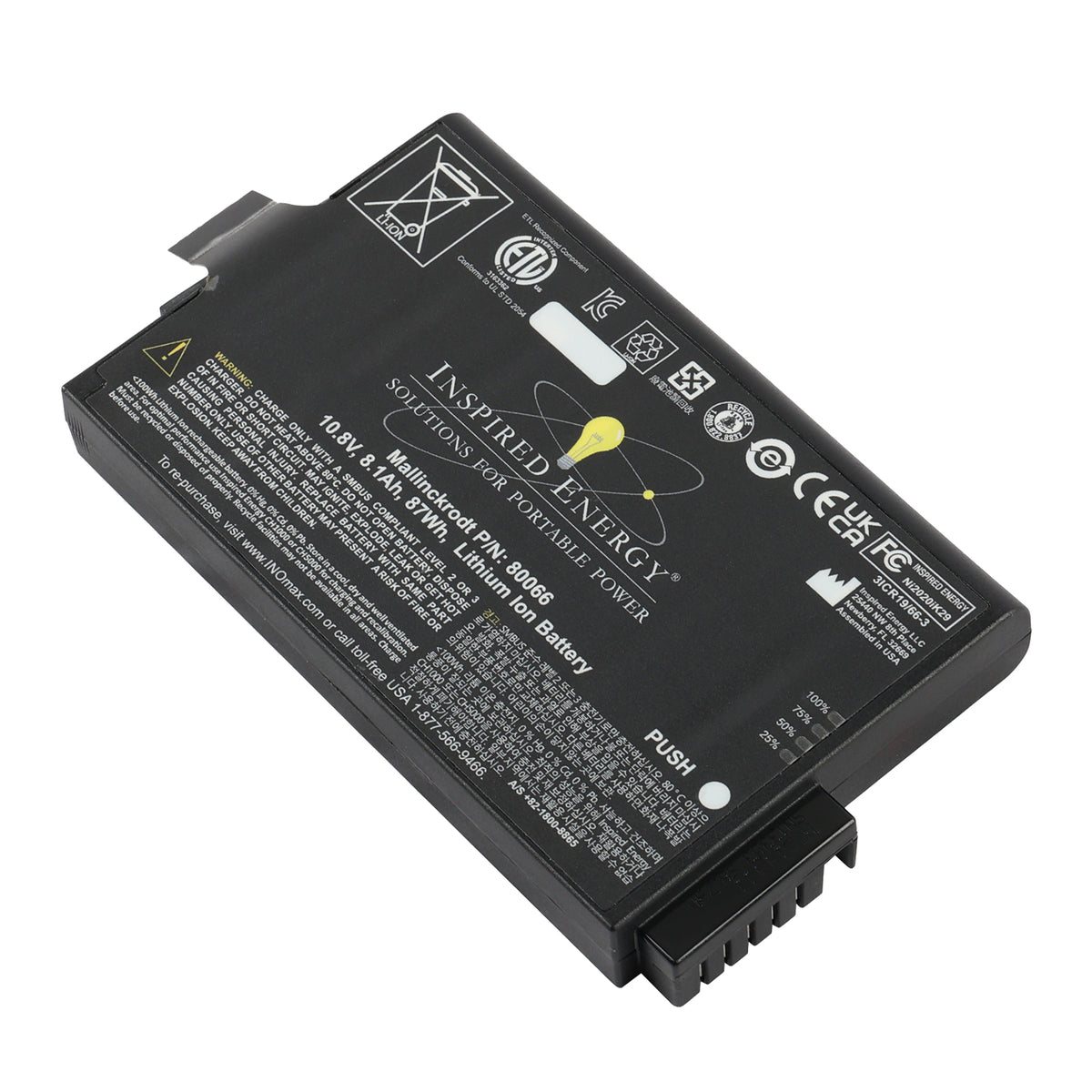 NI2020ED26 Battery for GE USM35 Ultrasonic Flaw Detector 10.8V 87Wh