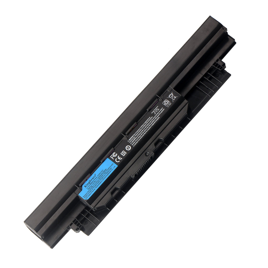 A32N1331 Laptop Battery for ASUS E451, 10.8V 56Wh, perspective view showing complex ridge design.