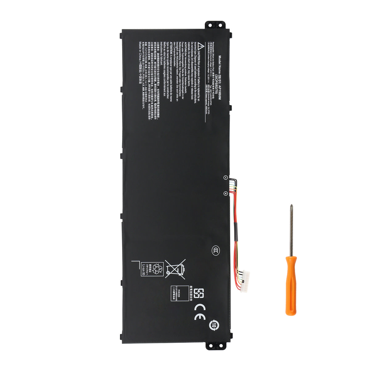 AP19B8M Laptop Battery For Acer Swift 3 SF314-59 Series - Front View on White