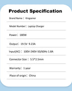 ASUS-19.5V-9.23A-5.2X2.5mm-charger