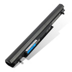 A41-K56 Laptop Battery for ASUS K56, 14.8V 33Wh, slender black pack with gray dimpled texture.