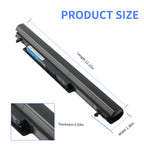 A41-K56 Laptop Battery for ASUS K56, 14.8V 2200mAh, close-up of barcodes and certification logos.