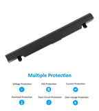 A41N1424 Replacement Laptop Battery for ASUS ROG GL552 VW, 14.4V 48WH, front angle view showing the connector interface.