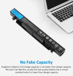 A41N1424 Replacement Laptop Battery for ASUS ROG GL552 VW, 14.4V 48WH, side view highlighting the mounting tabs.