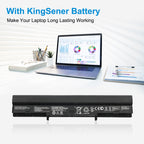 A42-U36 Replacement Battery for ASUS U36 Series, 14.88V 83Wh, detailed view of regulatory and WEEE icons.