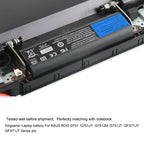 A42N1403 Replacement Laptop Battery for ASUS ROG G751 JY, 15V 88WH, showing the full battery assembly in detail.