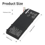 LUSONBAY AP15O5L Laptop Battery For Acer Swift 5 SF515-51T Series 53.9WH 11.55V - Product Size