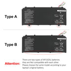 LUSONBAY AP15O5L Laptop Battery For Acer Swift 5 SF515-51T Series 53.9WH 11.55V - Difference Overview