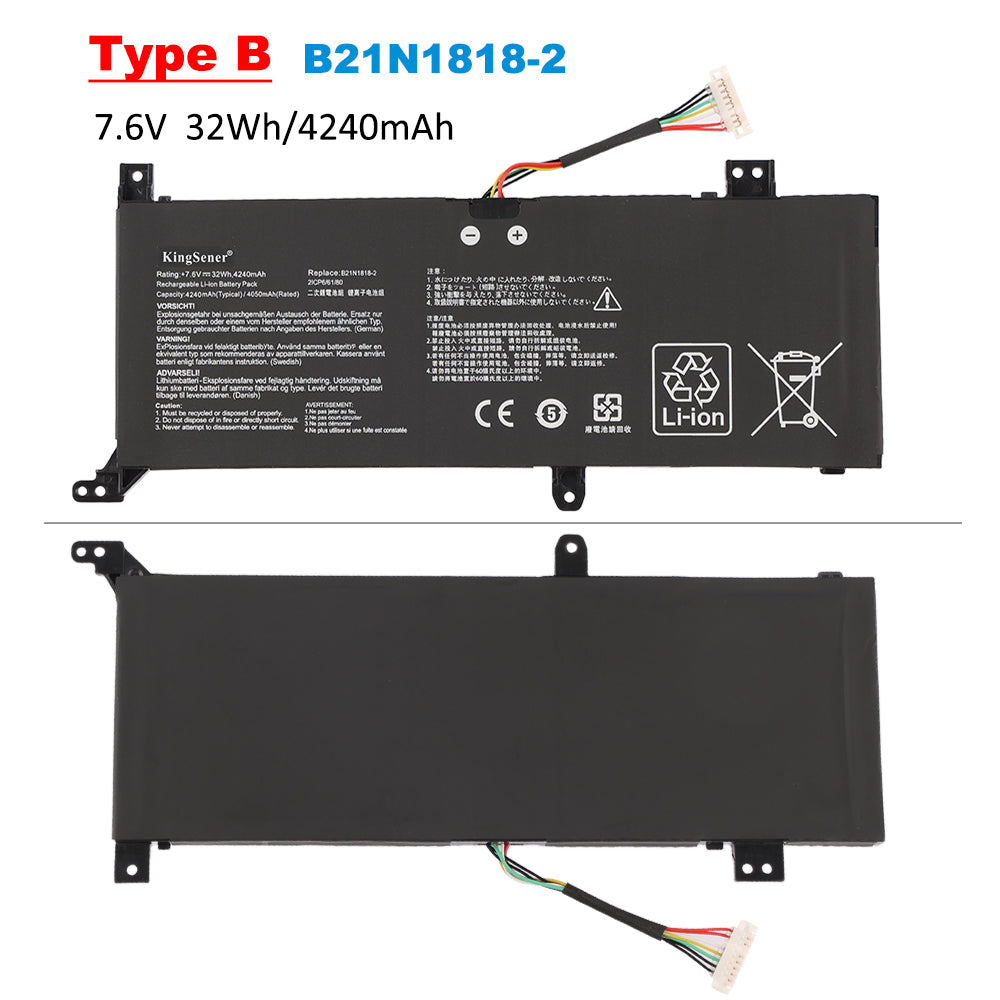 ASUS-B21N1818-2-7.6V-32Wh-Laptop-Battery