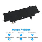 B31N1346 Replacement Laptop Battery for ASUS Chromebook C300MA, 11.4V 48WH, top view of the KingSener blue branding box.