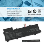 Bateria KingSener B31N1534 para laptop Asus Zenbook UX510 UX510UW UX510UX UX510UX-CN020T-BE Series 11,4 V 48 Wh