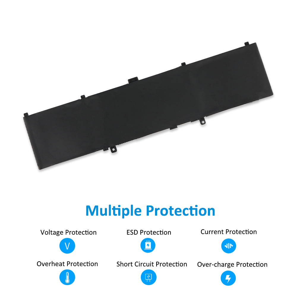 B31N1535 internal laptop battery for ASUS ZenBook UX310 UX410, 11.4V 48Wh, flat black design with included repair tools.