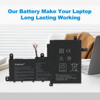 ASUS B31N1729 replacement Li-ion laptop battery 11.52V 42Wh 3653mAh for long lasting working performance