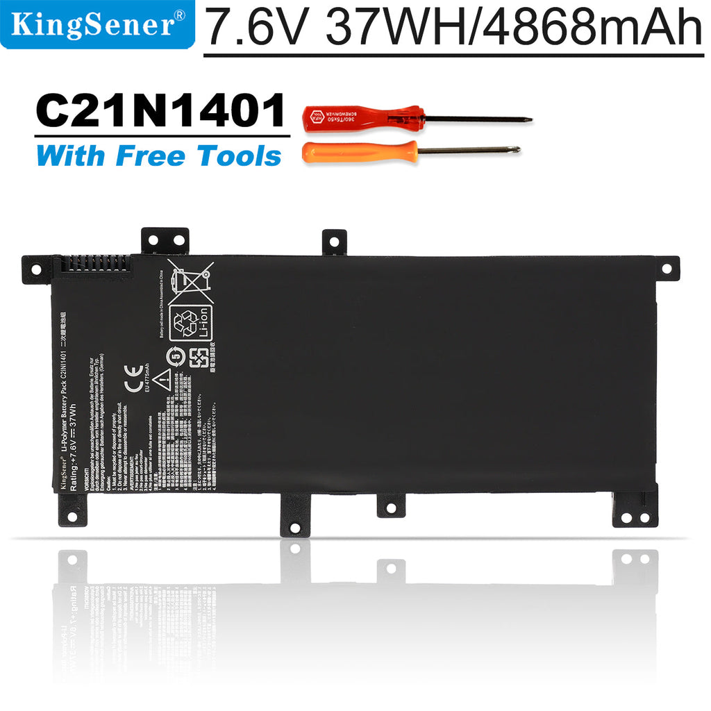 Asus X454L X455L X455Y X455LA Battery Replacement C21N1401 37Wh