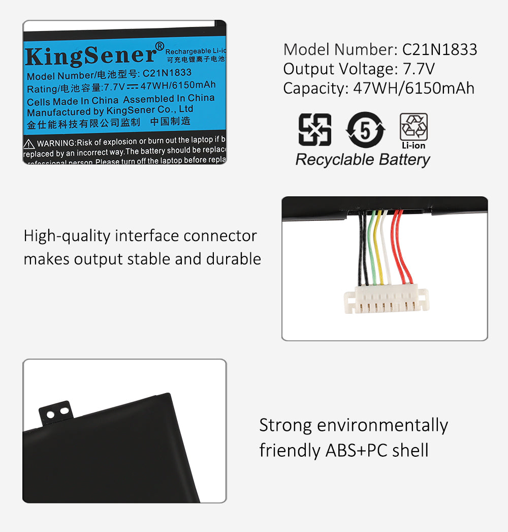 ASUS-C21N1833-47WH-Laptop-Battery
