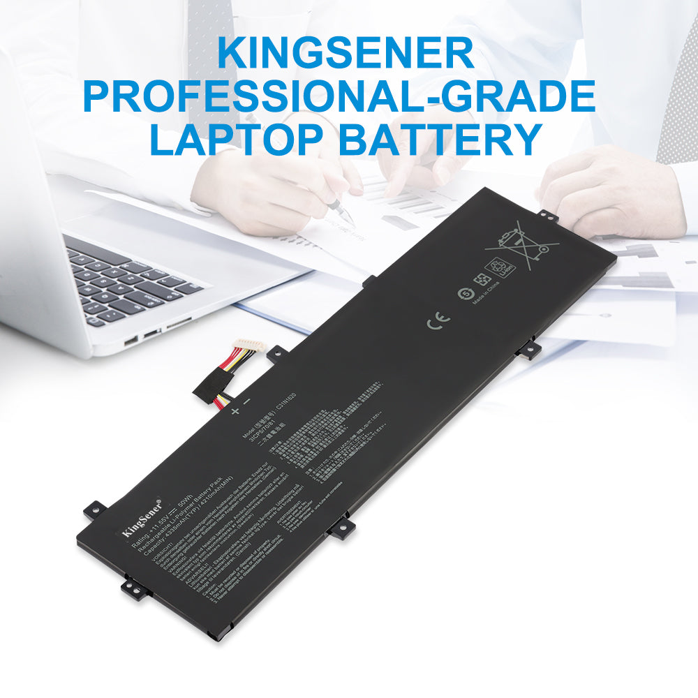ASUS C31N1620 replacement professional-grade Li-Polymer laptop battery 11.55V 50Wh 4335mAh