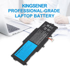 C31N1811 replacement battery for ASUS Zenbook 14 UX433FN Deluxe14, 11.55V 50Wh, internal battery showing mounting tabs.