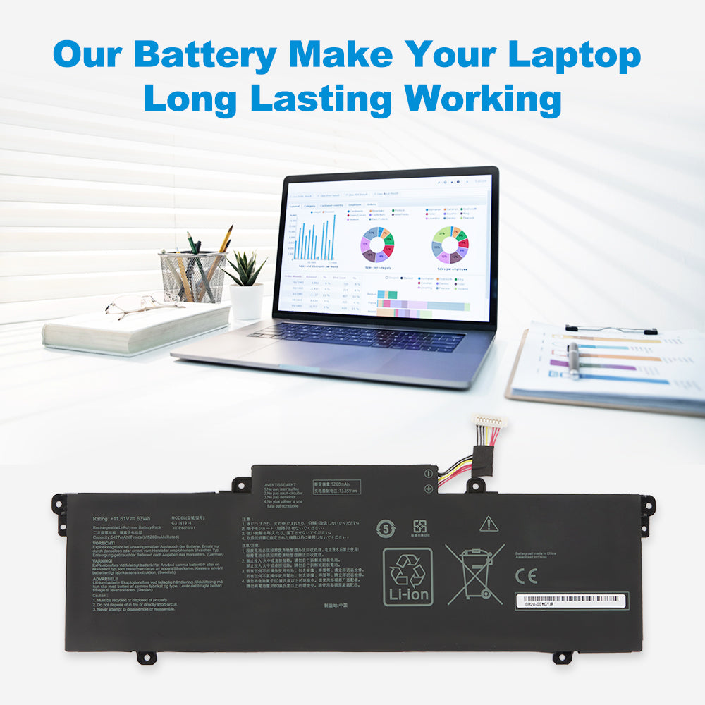 ASUS-C31N1914-11.61V-63WH-Laptop-Battery