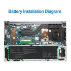 ASUS-C31N2105-11.61V-70Wh-Laptop-Battery