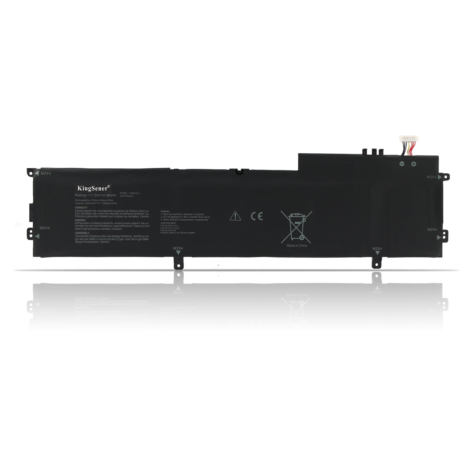 KingSener C32N1810 筆記型電腦電池適用於華碩 ZenBook Flip 15 UX562FN UX562FD 系列筆記型電腦 0B200-03070100