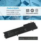 KingSener C32N1810 筆記型電腦電池適用於華碩 ZenBook Flip 15 UX562FN UX562FD 系列筆記型電腦 0B200-03070100