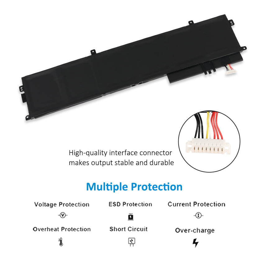 KingSener C32N1810 筆記型電腦電池適用於華碩 ZenBook Flip 15 UX562FN UX562FD 系列筆記型電腦 0B200-03070100