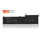 C32N2002 replacement battery for Asus ZenBook Pro 15 UX535 and Flip 15 UX564, 11.55V 96Wh 8230mAh Li-ion, with installation screwdrivers