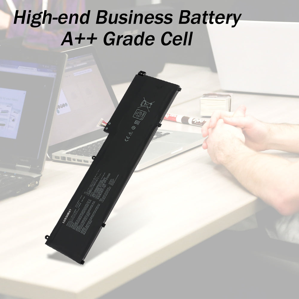 C32N2002 high-end business battery A++ grade cell for Asus ZenBook Pro 15 UX535LI and Flip 15 UX564 series, office scene