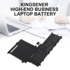 C41N1619 Laptop Battery for ASUS Pro B9440, 15.4V 48Wh, view of thickness dimensions and regulatory Li-ion icons.
