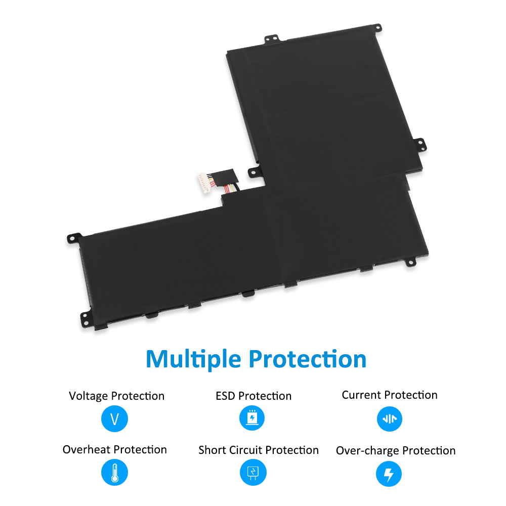 C41N1619 Laptop Battery for ASUS Pro B9440, 15.4V 48Wh, promotional graphic with "Perfect Fit" headline text.