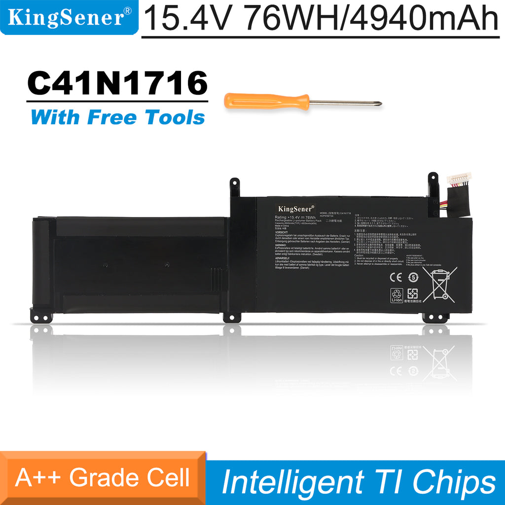 Bateria para laptop ASUS C41N1716 0B200-02770000 4ICP4/59/134