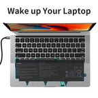 C41N1802 replacement battery reviving Asus gaming laptop performance, 15.4V 76Wh Li-ion wake up your laptop with charging cable