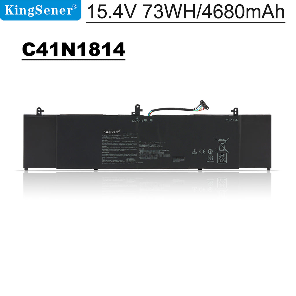 C41N1814 Battery for ASUS ZenBook 15 UX533 UX533FD UX533FN RX533 RX533FD — 15.4V 73Wh