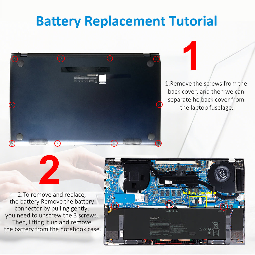 C41N1814 Battery for ASUS ZenBook 15 UX533 UX533FD UX533FN RX533 RX533FD — 15.4V 73Wh