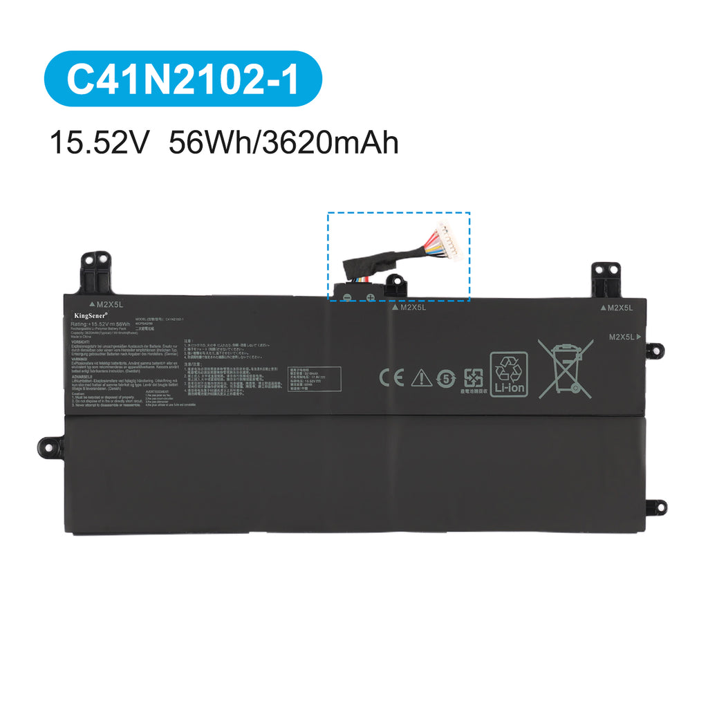 ASUS-C41N2102-01-15.52V-56WH-Laptop-Battery