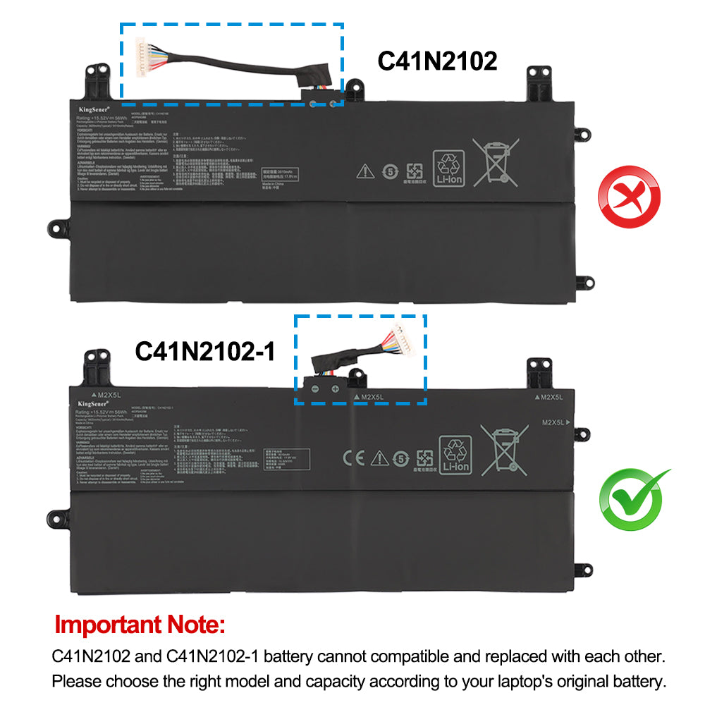 ASUS-C41N2102-1-15.52V-56WH-Laptop-Battery