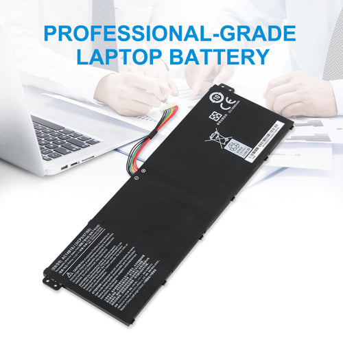 AC14B18J 11.4V 36Wh 3220mAh KingSener professional-grade laptop battery, reliable power for Acer Aspire E5 ES1 TravelMate Chromebook notebook replacement