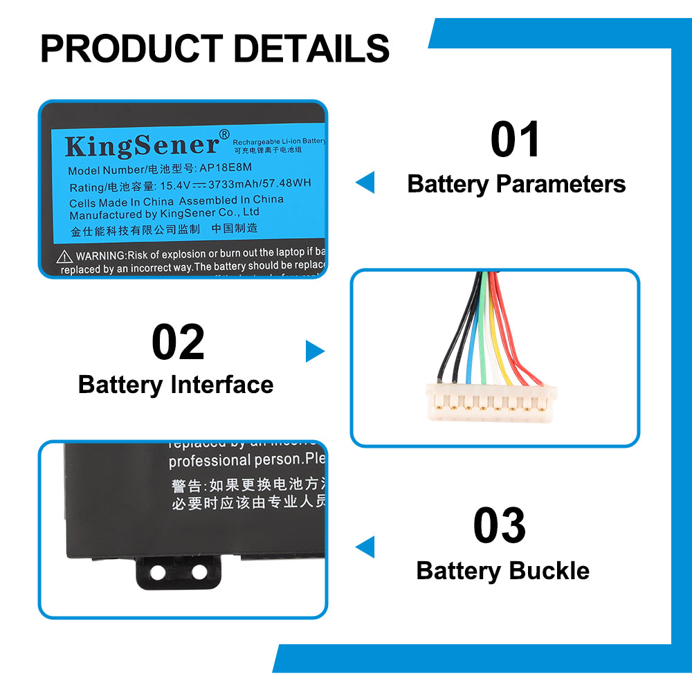 Acer-AP18E8M-15.4V-3.733Ah-Laptop-Battery