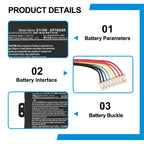 Acer AP19A8K replacement Li-polymer laptop battery 11.55V 3482mAh 40.22Wh product specs parameters interface buckle