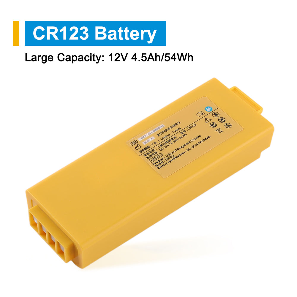 Amoul-CR123-12V-54Wh-medical-battery