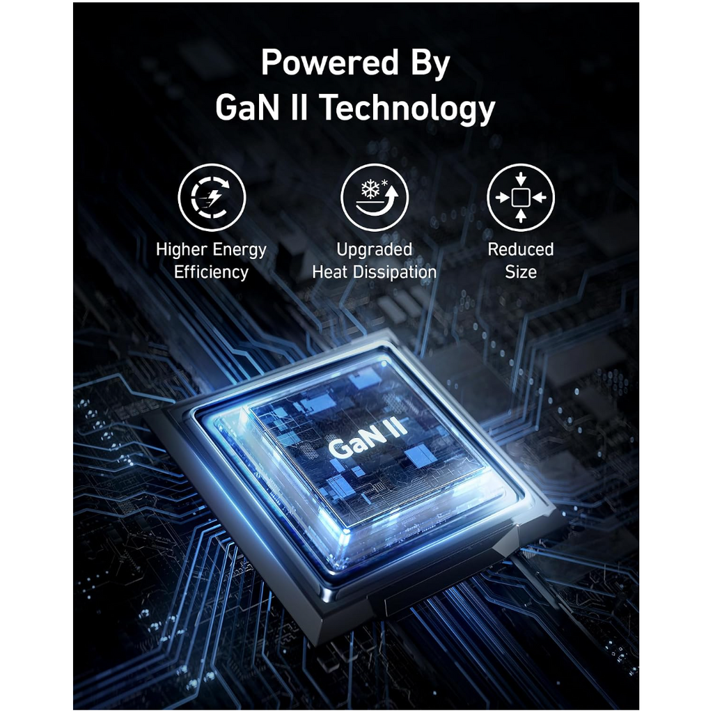 735 Charger A2667 65W 3-Port Foldable GaN USB-C Charger