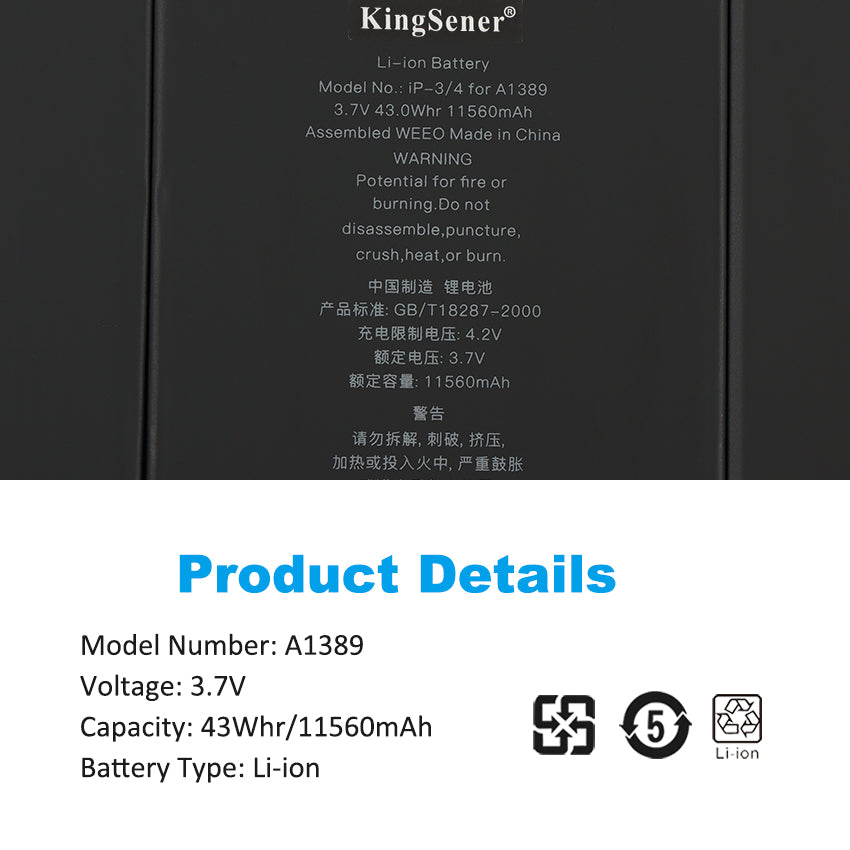 Appel-A1389-43WH-13002-ipad-battery