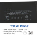 Appel-A1547-7340mAh