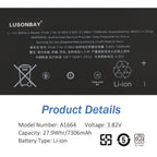 Appel-A1664-7306mAh