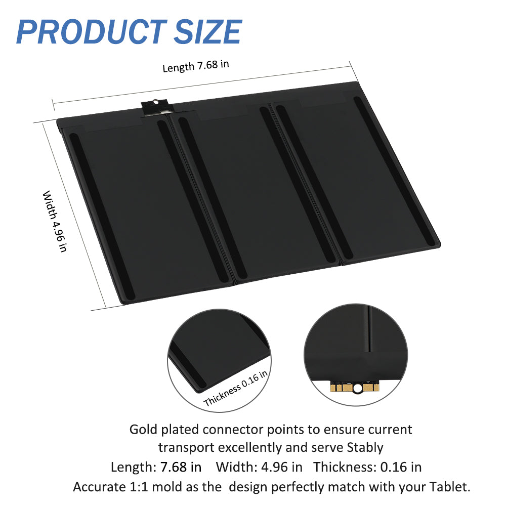 Apple-A1389-3.73V-43Wh-iPad-Battery