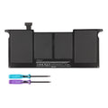 A1495 replacement laptop battery 7.6V 38.75Wh 5100mAh Li-Polymer for MacBook Air, with 2 screwdrivers